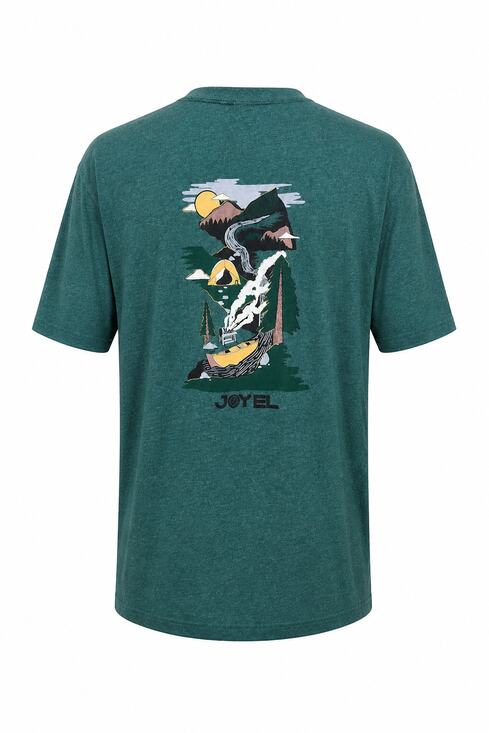 Next Level Apparel Other - Joy El Camps & Retreats Hope Faith T Shirt SZ L Green Christian Graphic Outdoors